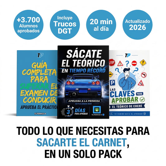Pack Completo Permiso B 2026 — Todo Para Aprobar a la Primera